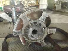 螺桿壓縮機-轉(zhuǎn)子修復(fù)-轉(zhuǎn)子修復(fù)前斷裂狀態(tài)